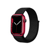 Crong Nylon Reflex - Pasek sportowy do Apple Watch 38/40/41 mm (czarny)
